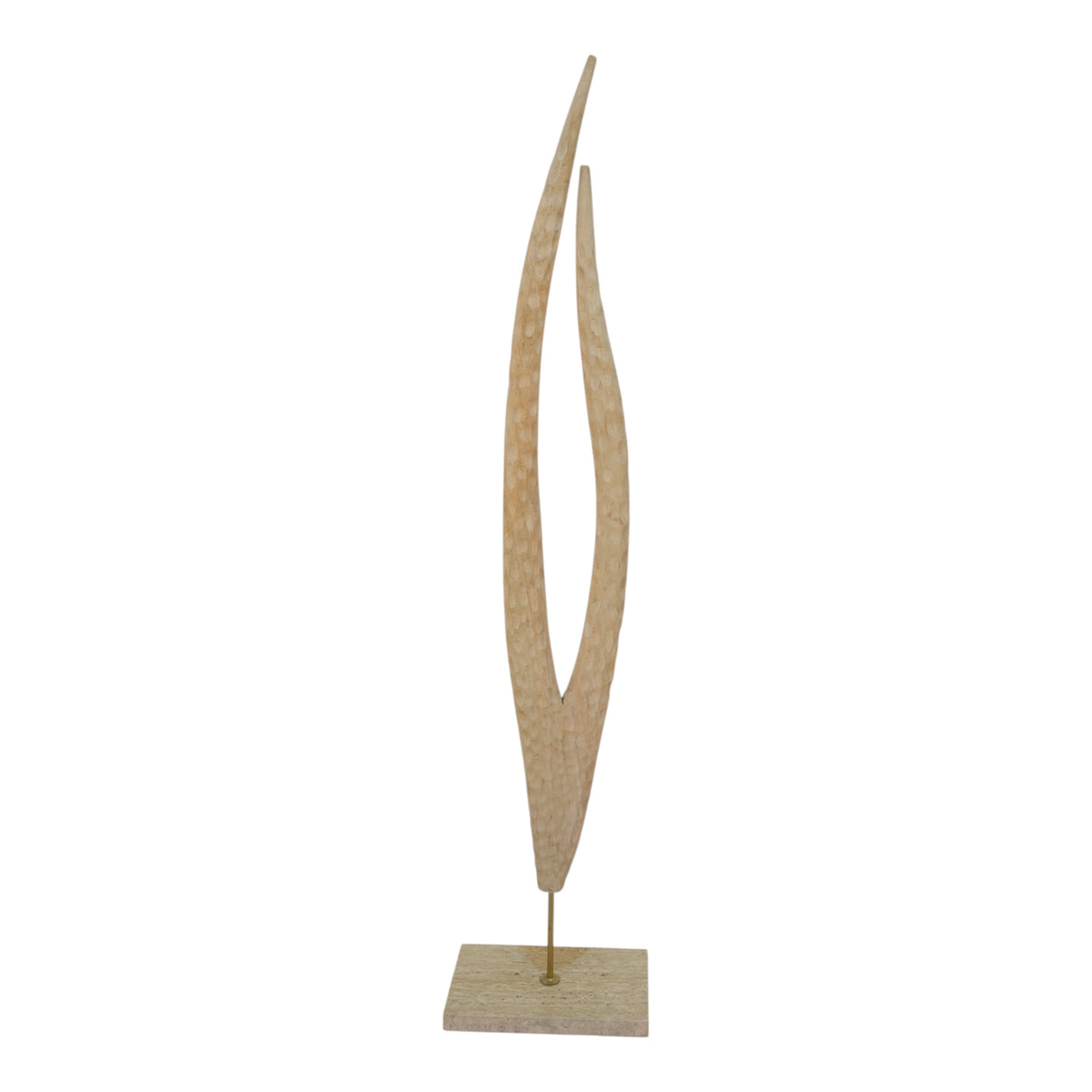 68" Verdon Oversized Wood Floor Statuary