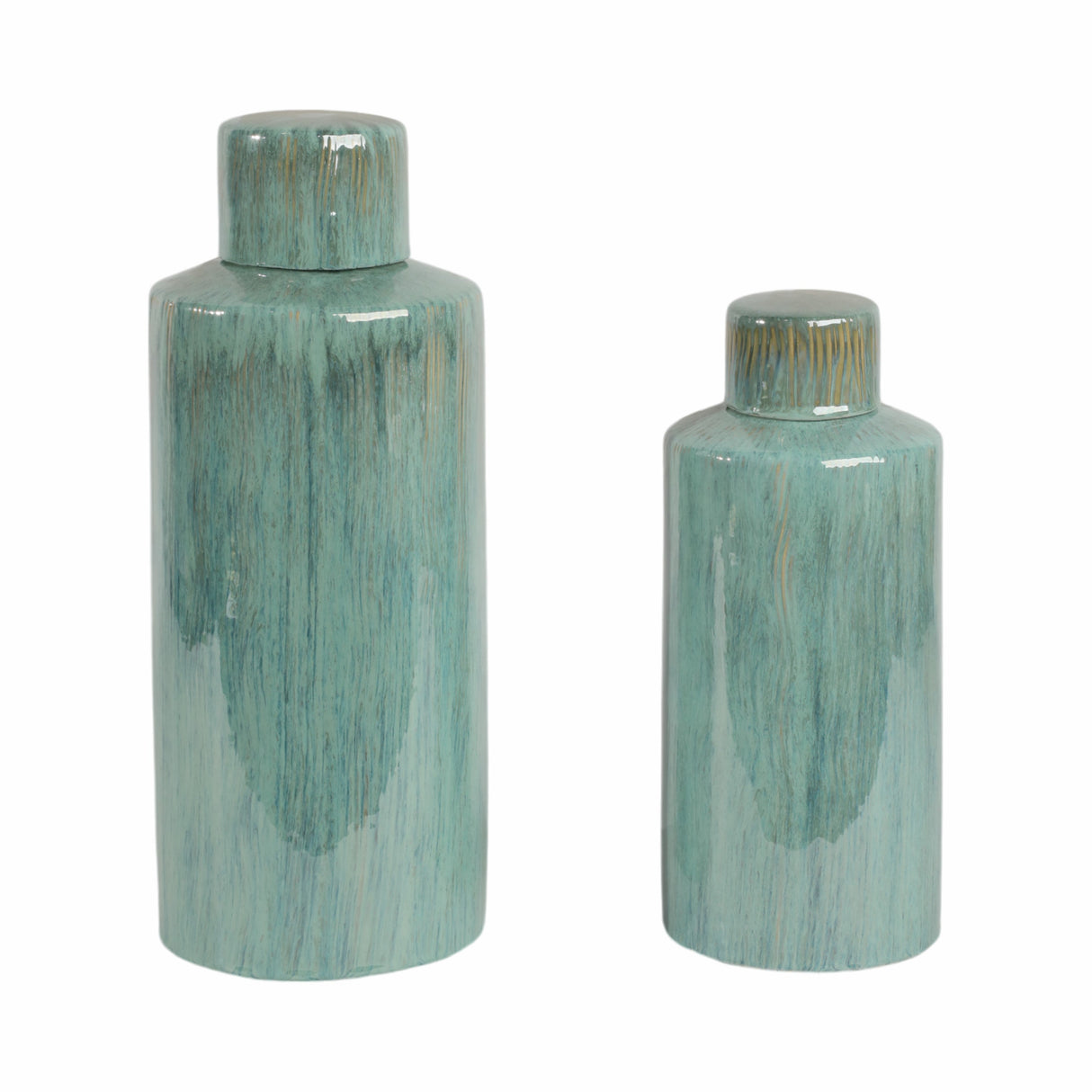 S/2 14/19" Corvallis Ceramic Canisters