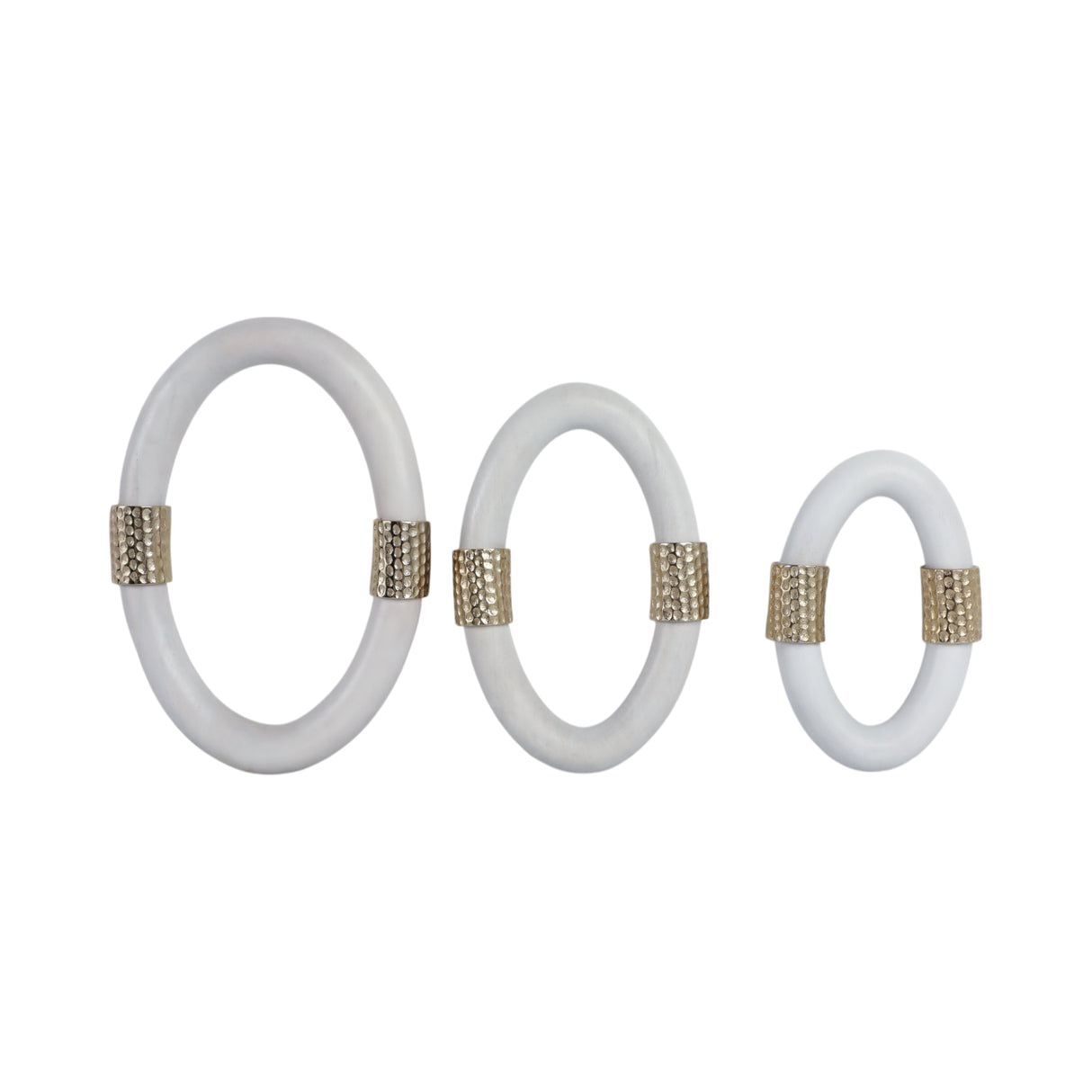 S/3 14/12/10" Salford Wood Ring Wall D?cor