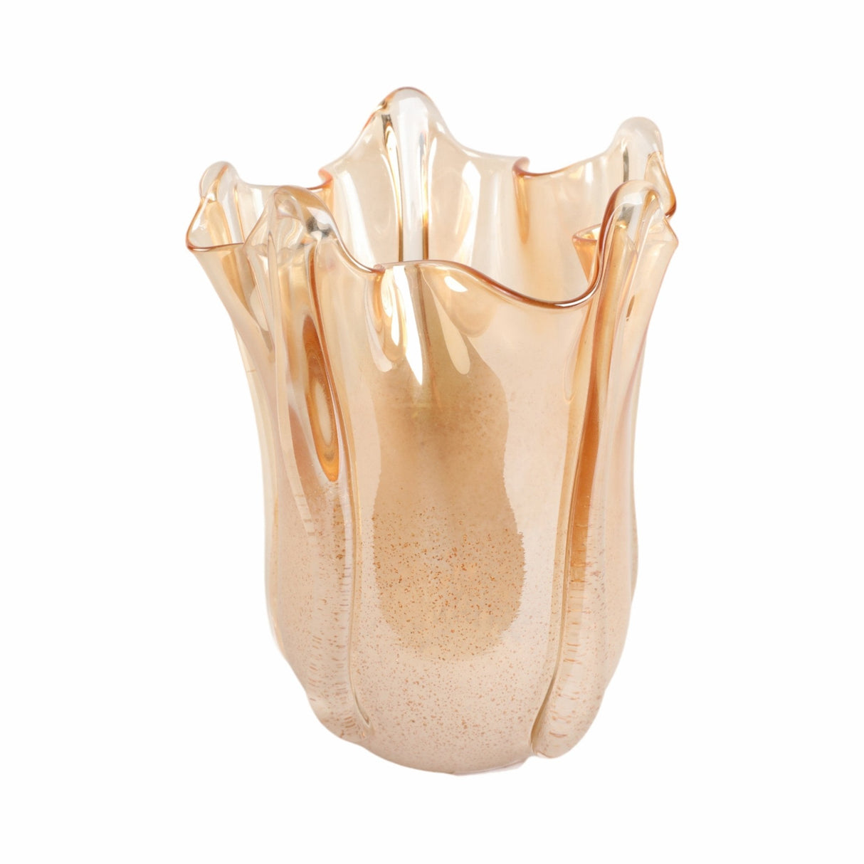 10" Bartoli Medium Artisan Blown Glass Vase