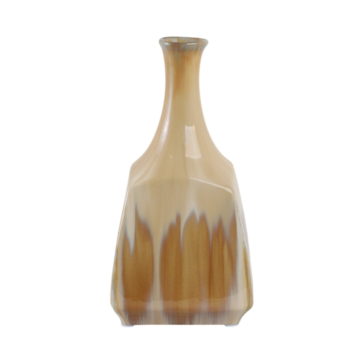 12" Bellevue Small Ceramic Vase, Multi