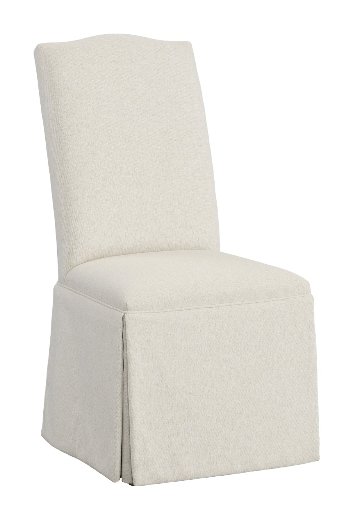 Camel Tall Back Skirted Dining Chair