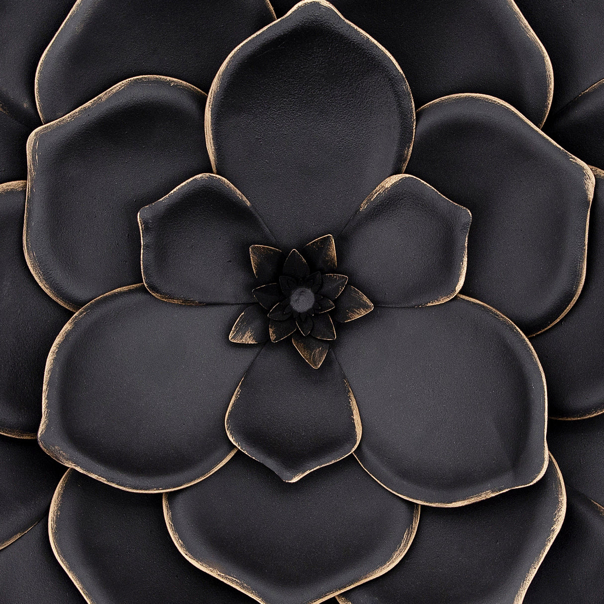 METAL 17" MULTI-LAYER FLOWER WALL DE
