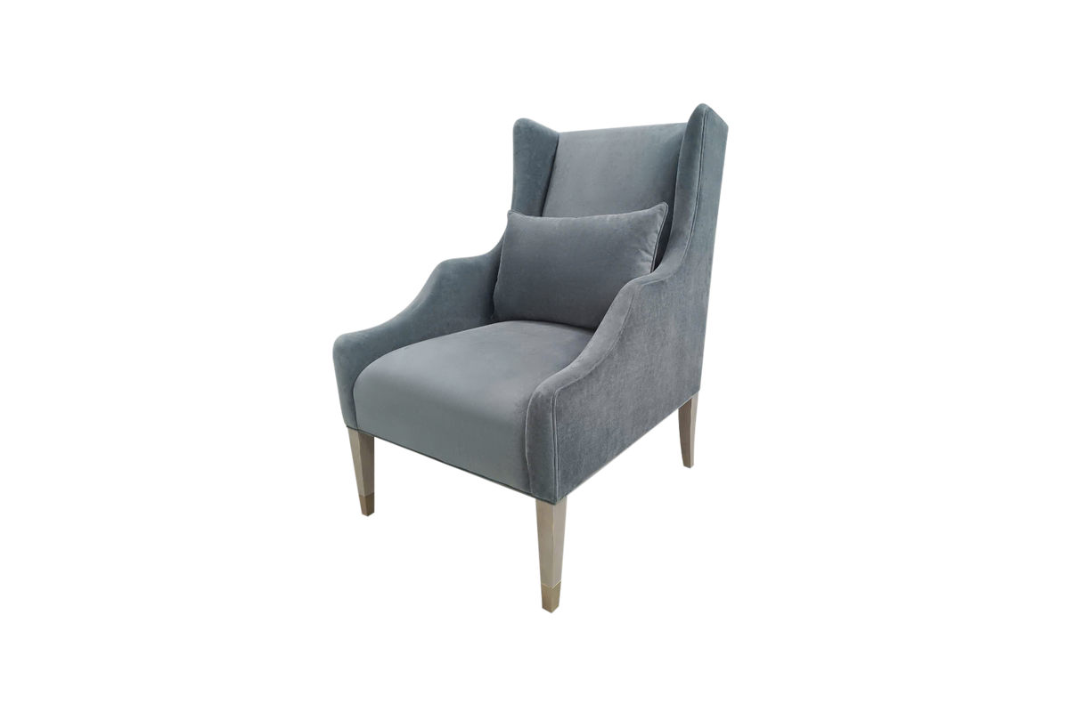 HARPER Vintage Blue Wing Chair