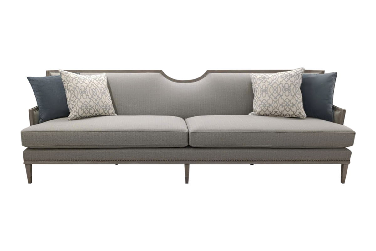 Harper Royal Vintage Blue 120" Sofa (XXL