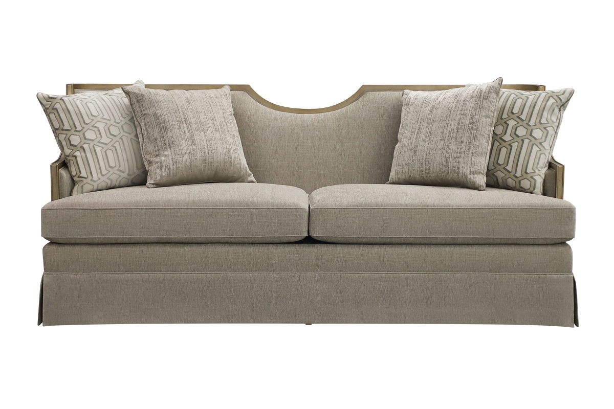 Harper Skirted Quartz Sofa