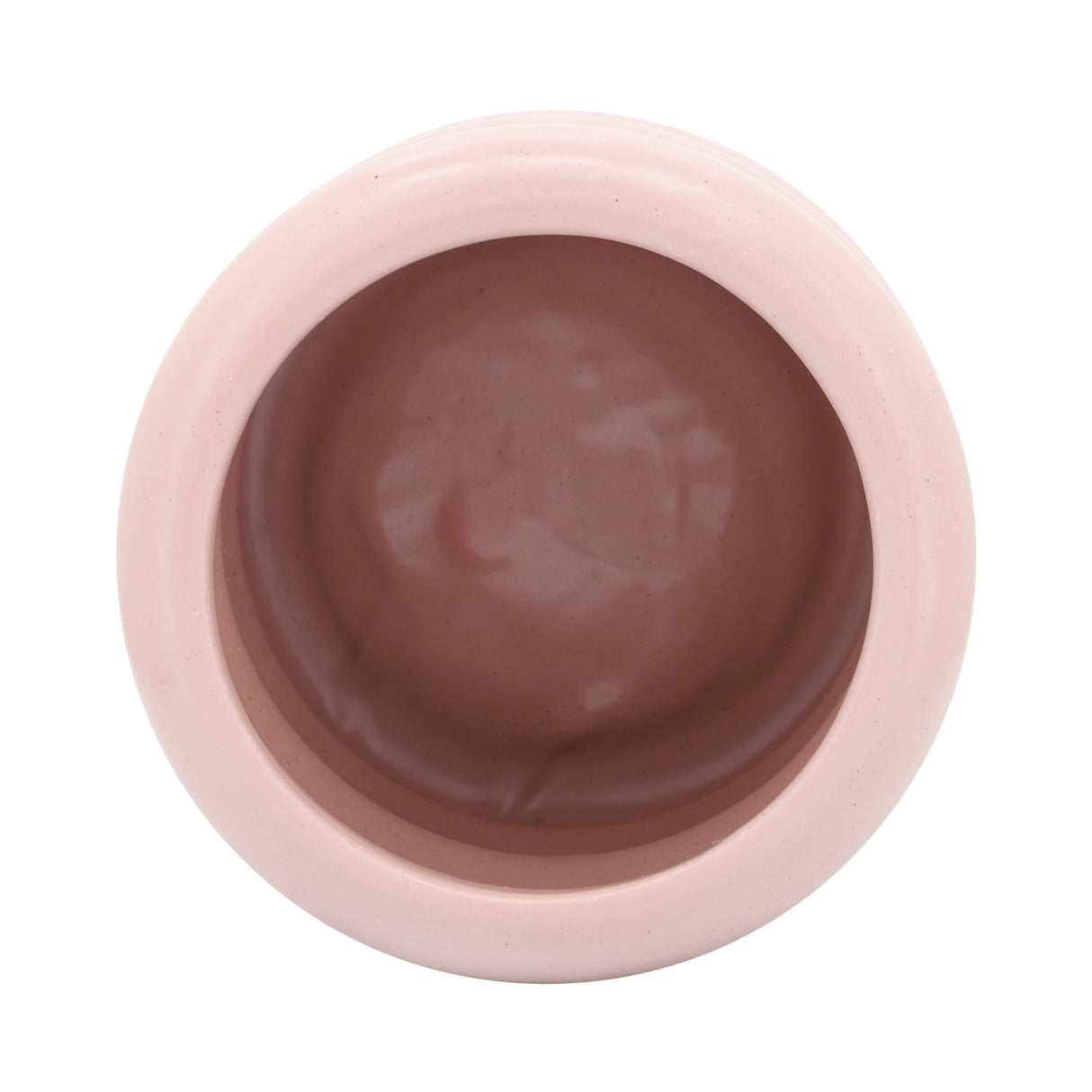 CER, 8" BIBENDUM PLANTER, DUSTY ROSE