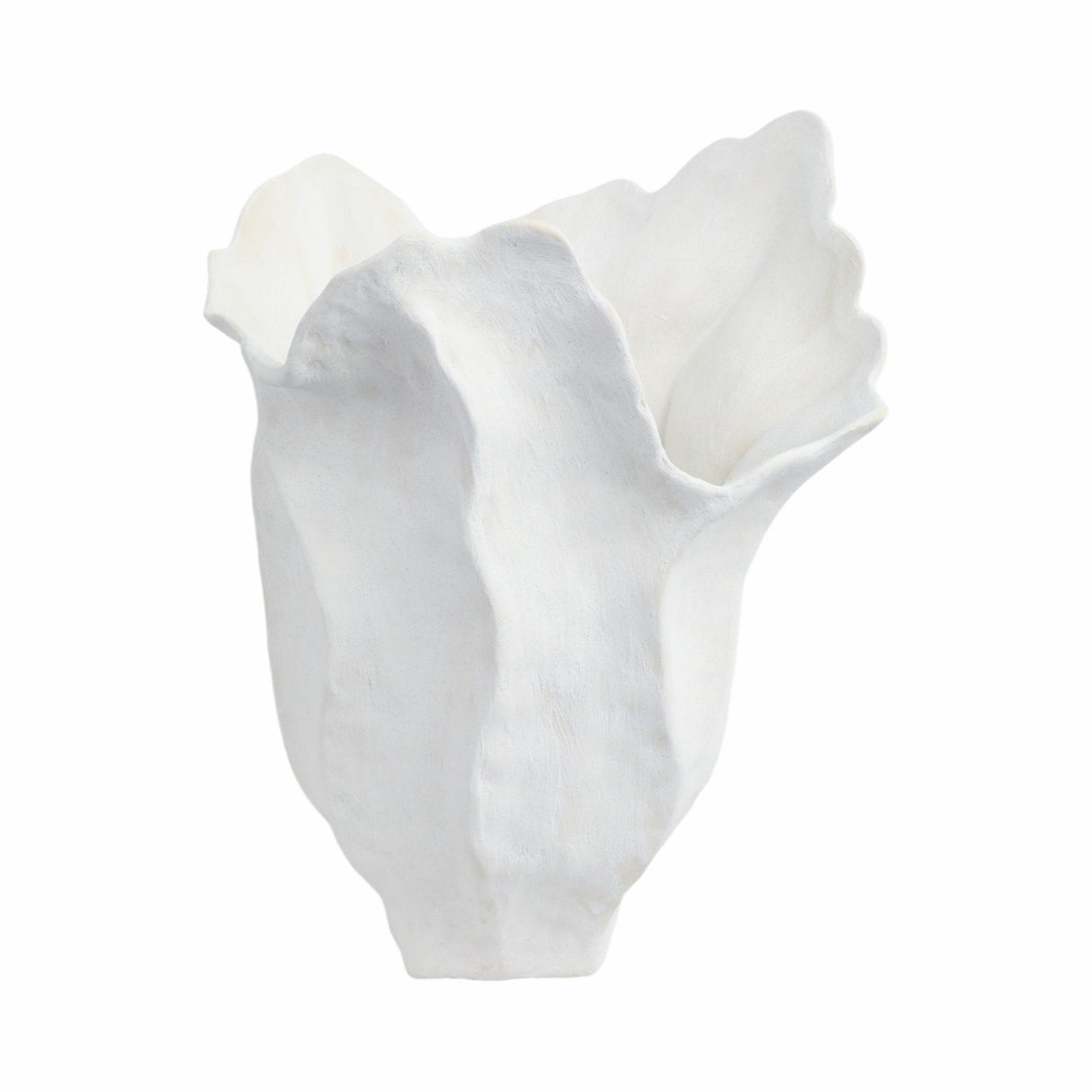 17" Spadena Large Porcelain Vase, Ivory