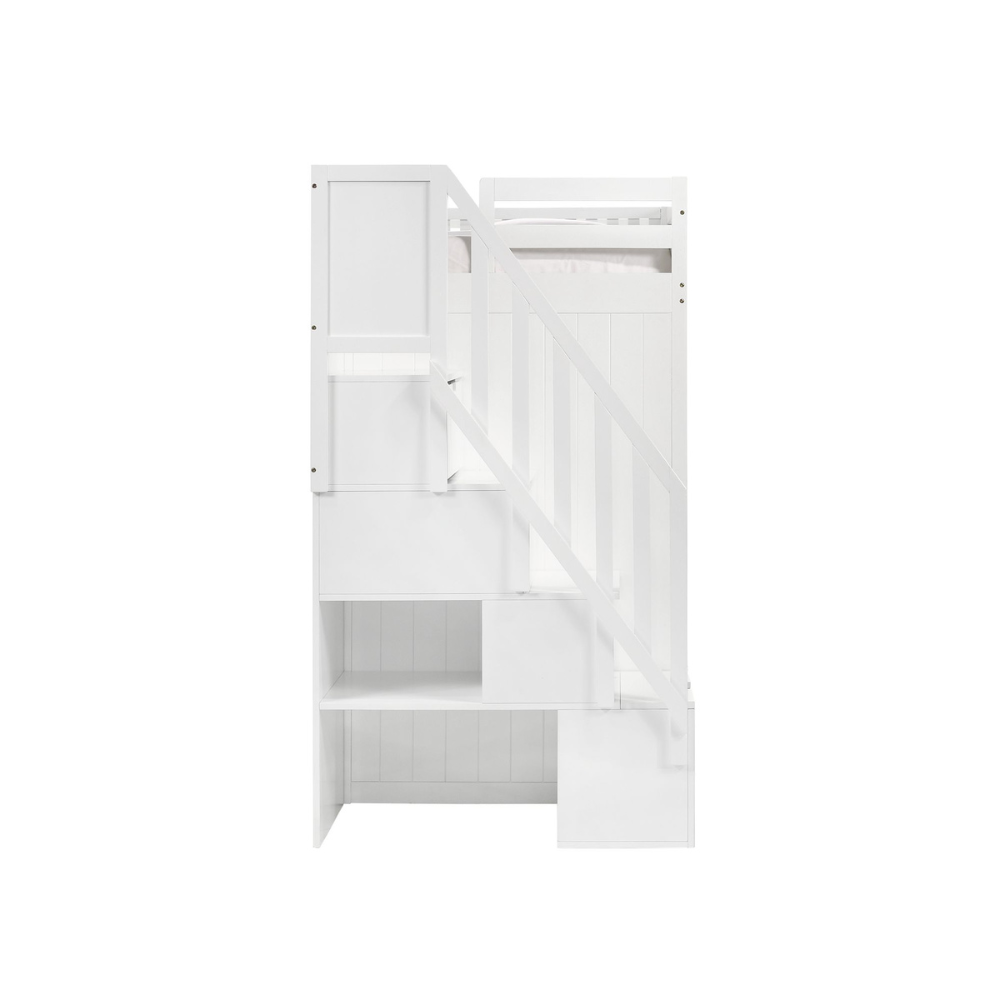 Brian Twin Over Twin Bunk Bed In White