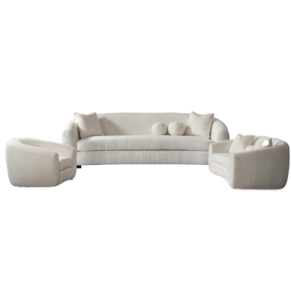 Bouclé Living room Set