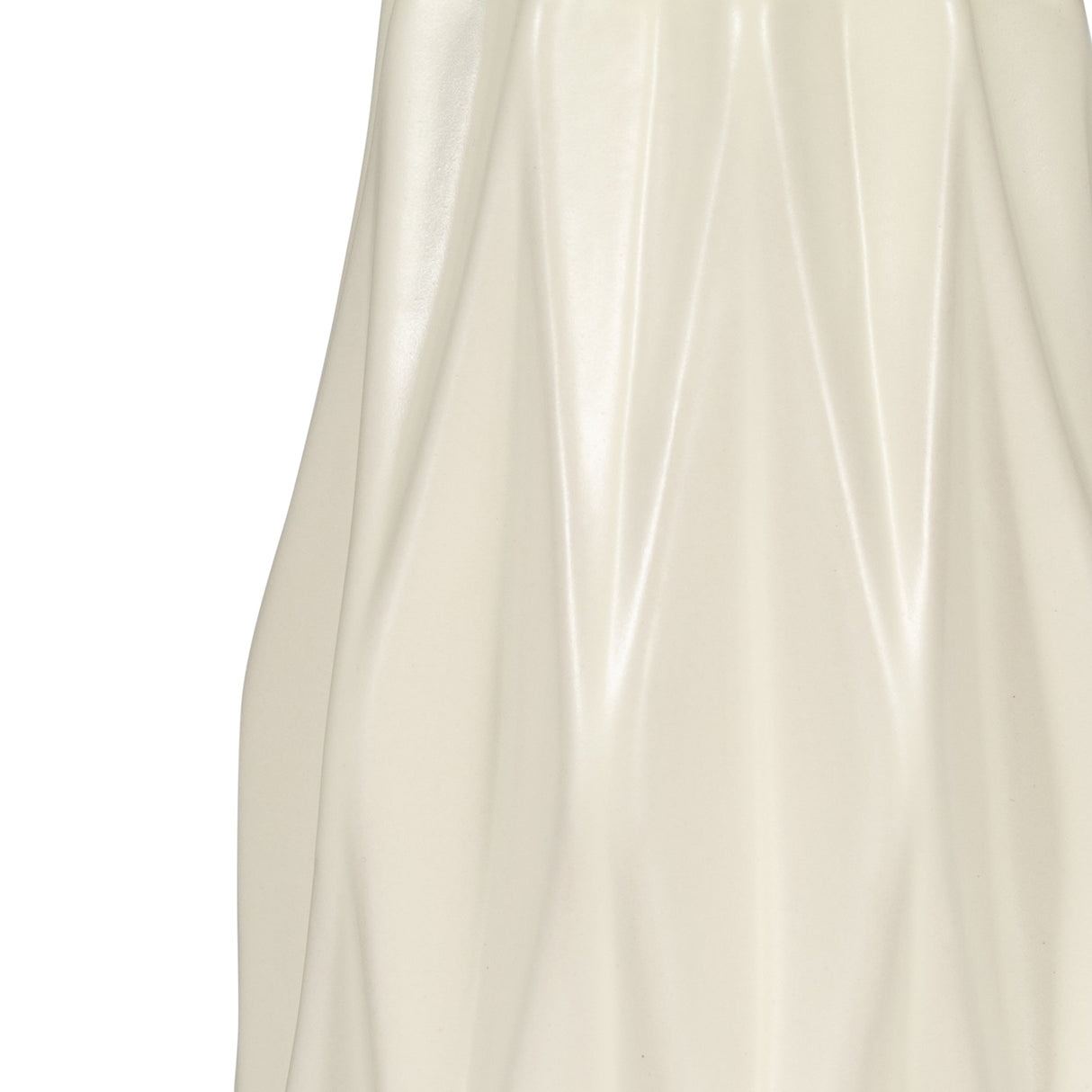 CER, 12" FLUTTER VASE, COTTON