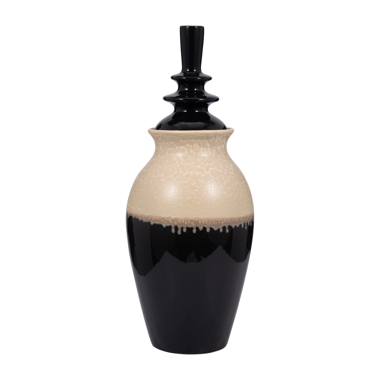 Alondra Large Ceramic Lidded Floor Jar