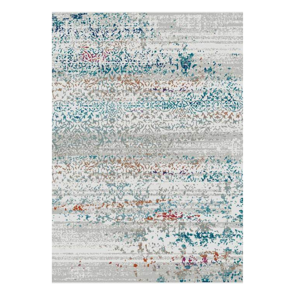 Isabella Beige With Blue Rug