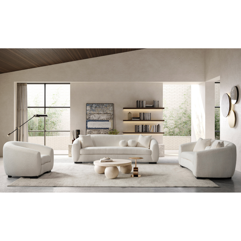 Bouclé Loveseat (194cm)