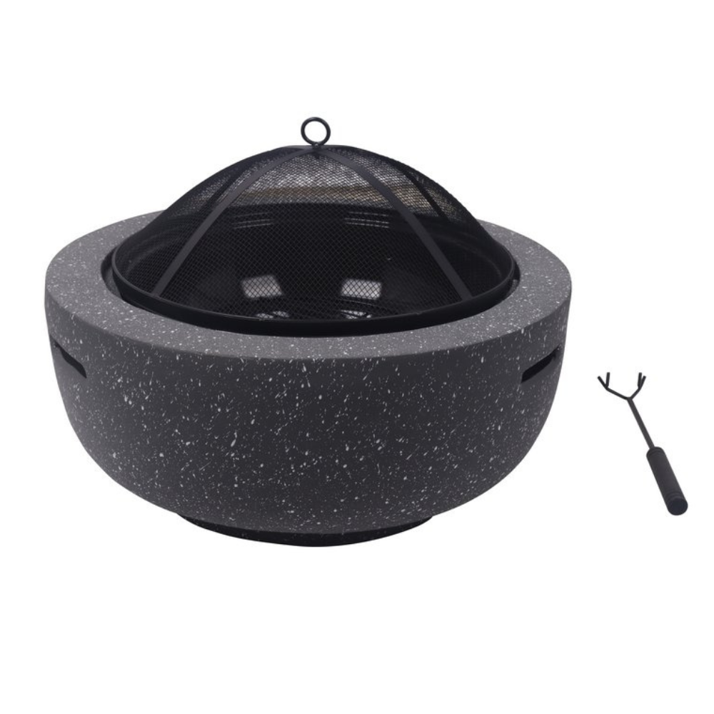 Round Firepit Dark Gray - L60XW60xCM