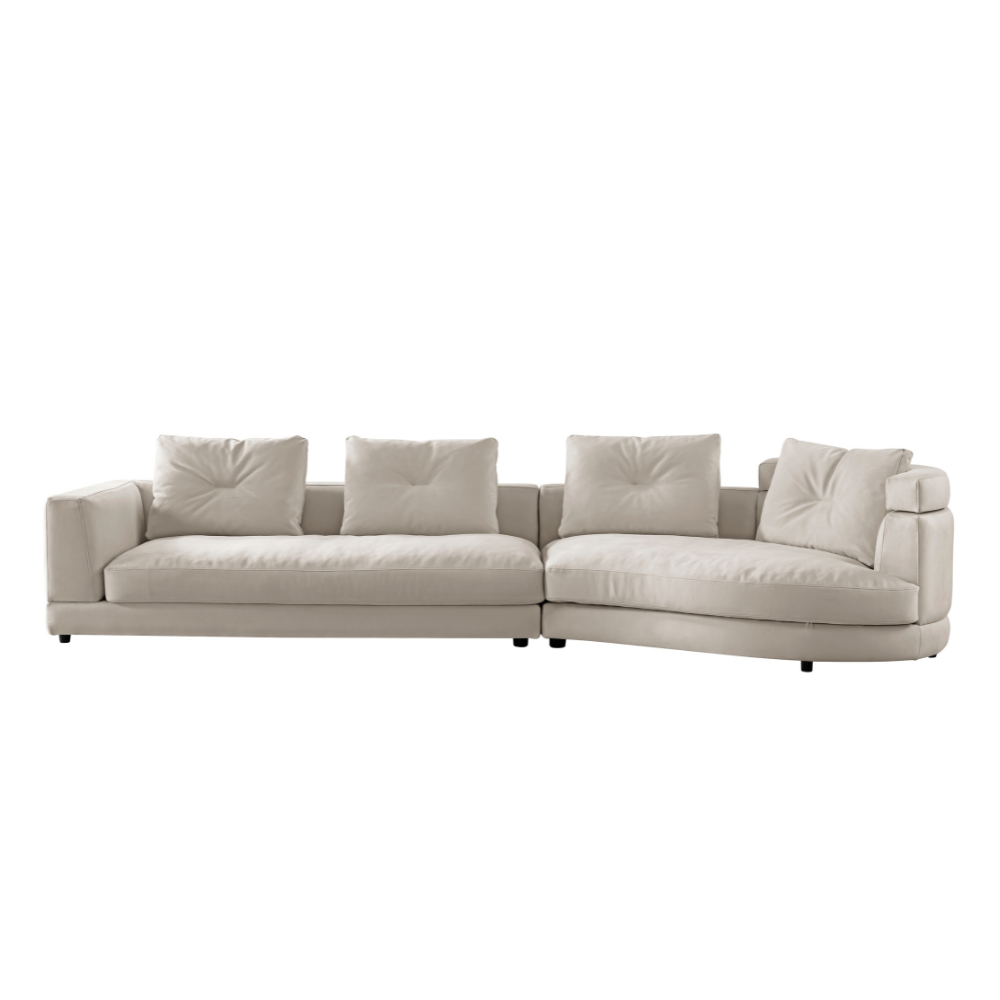 Hussah Beige Sectional