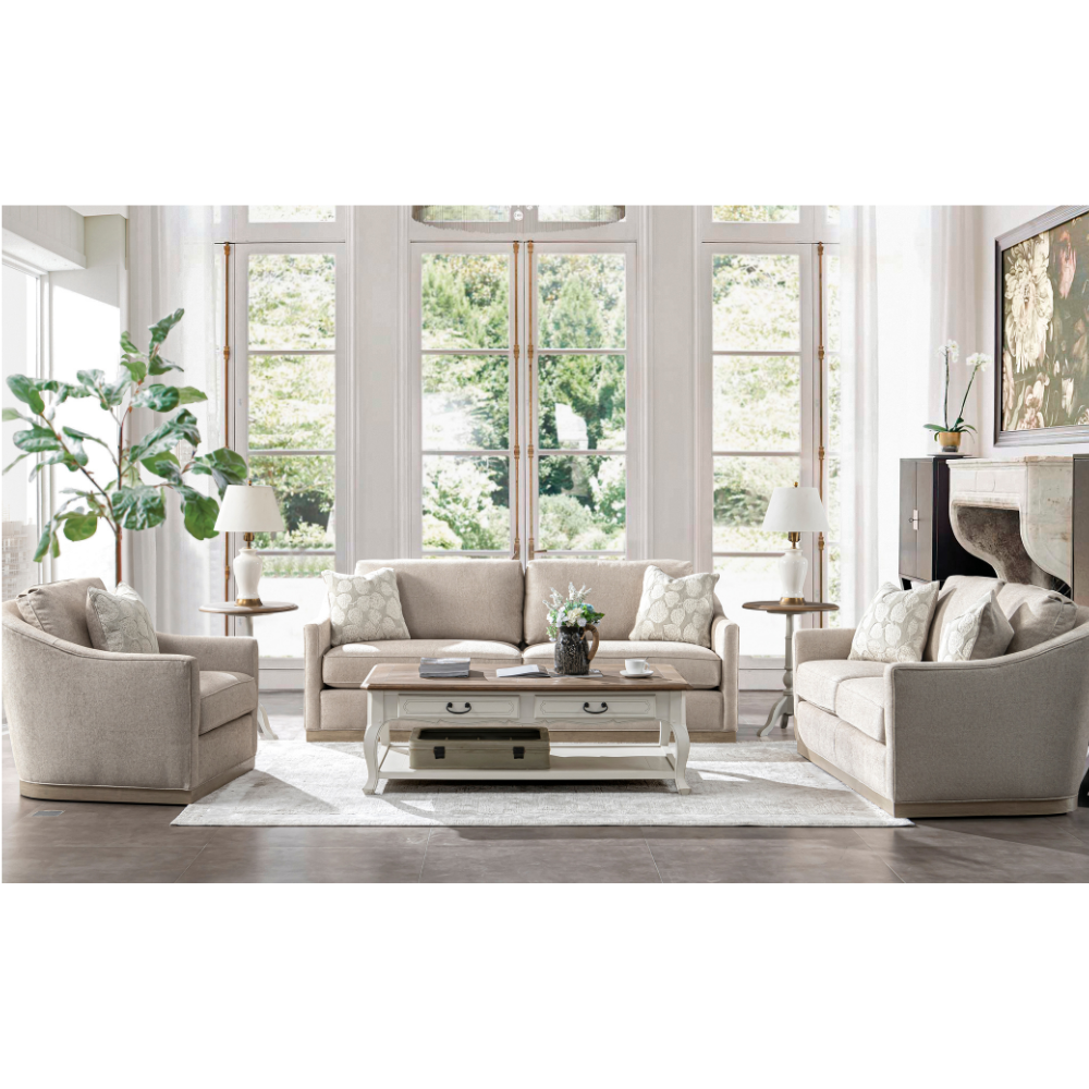 Rahaf light Beige Living Room Set