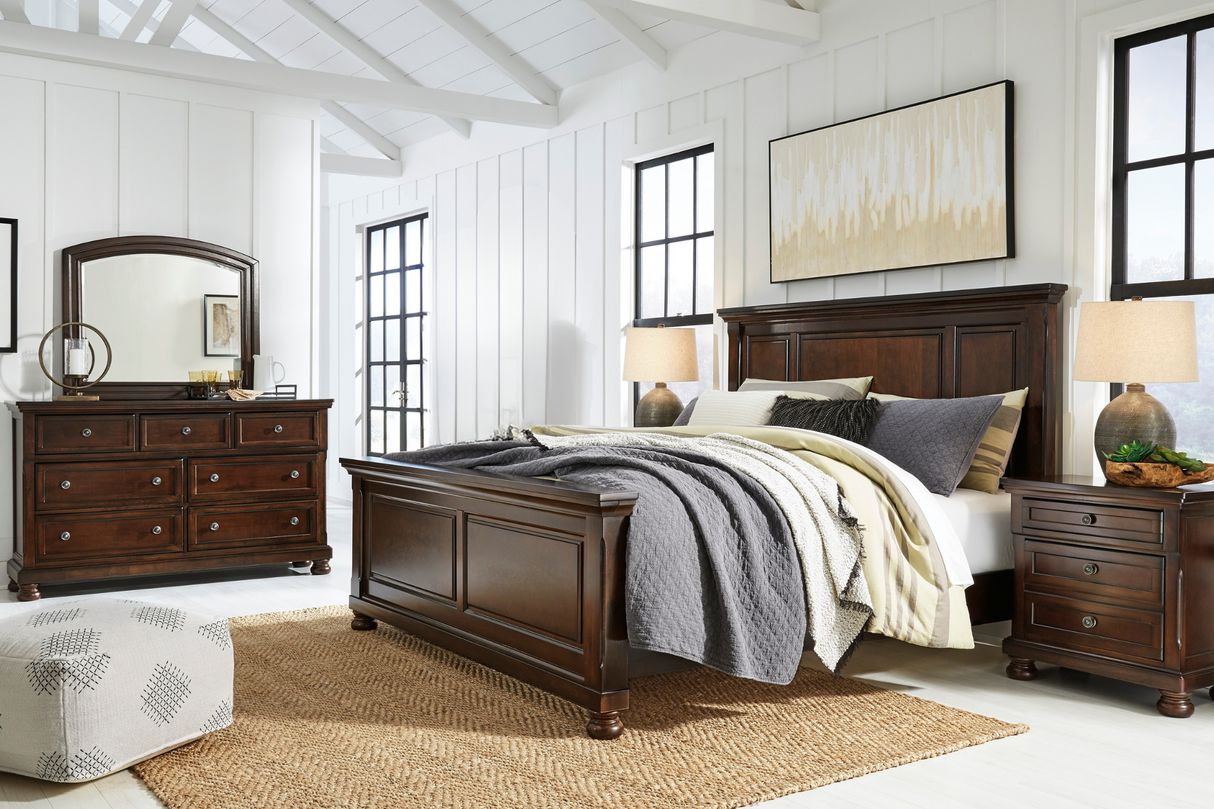 Porter Queen Sleigh no Chest