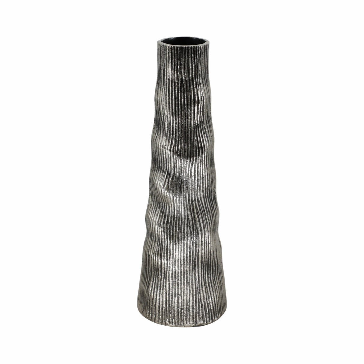 20" Sitka Small Pewter Metal Vase