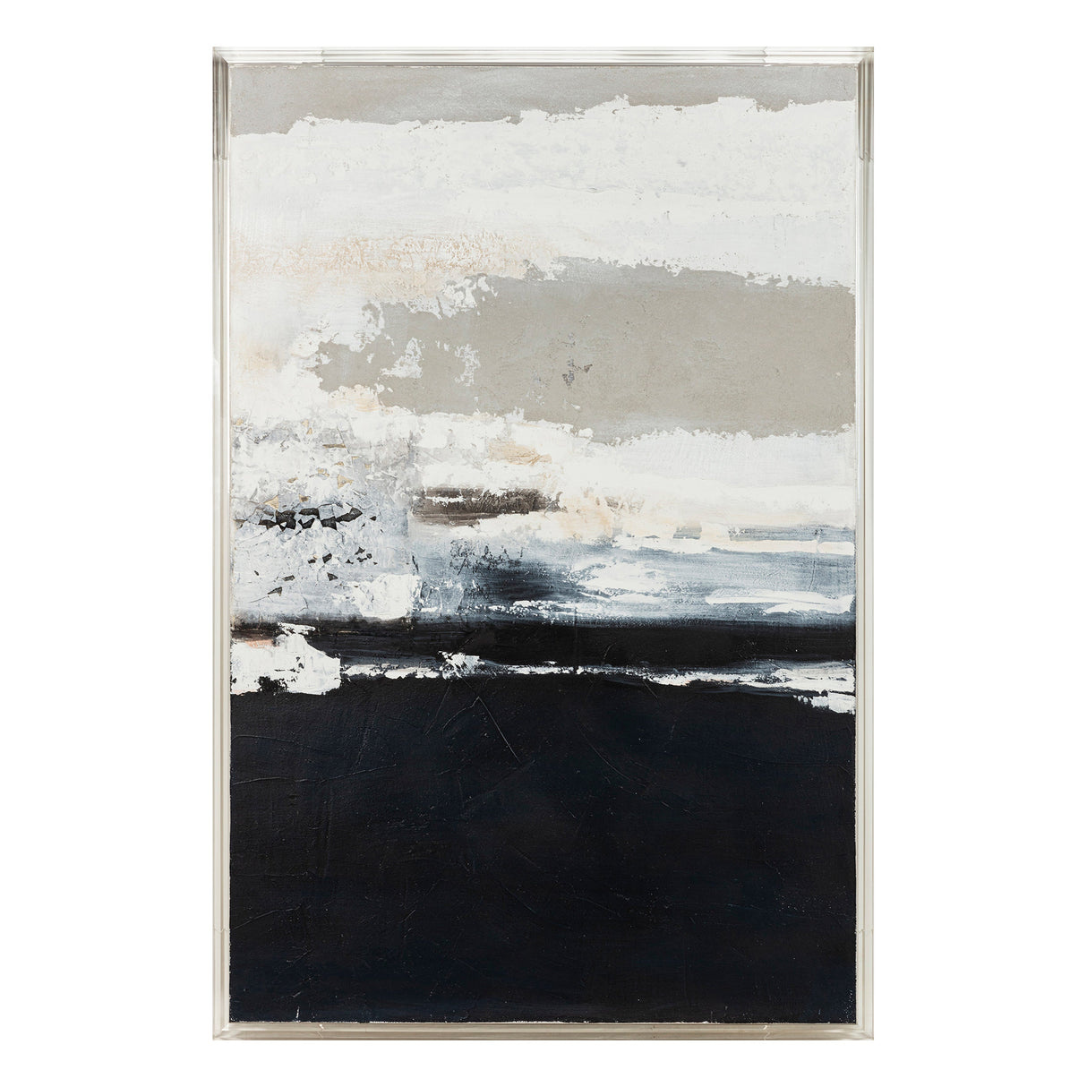 40X60 HELSTON ACRYLIC FRAME HANDPAINTED WALL ART