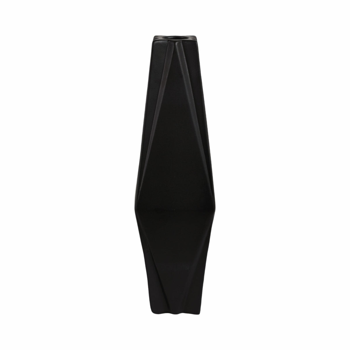 21" Bonney Small Black Cer Vase