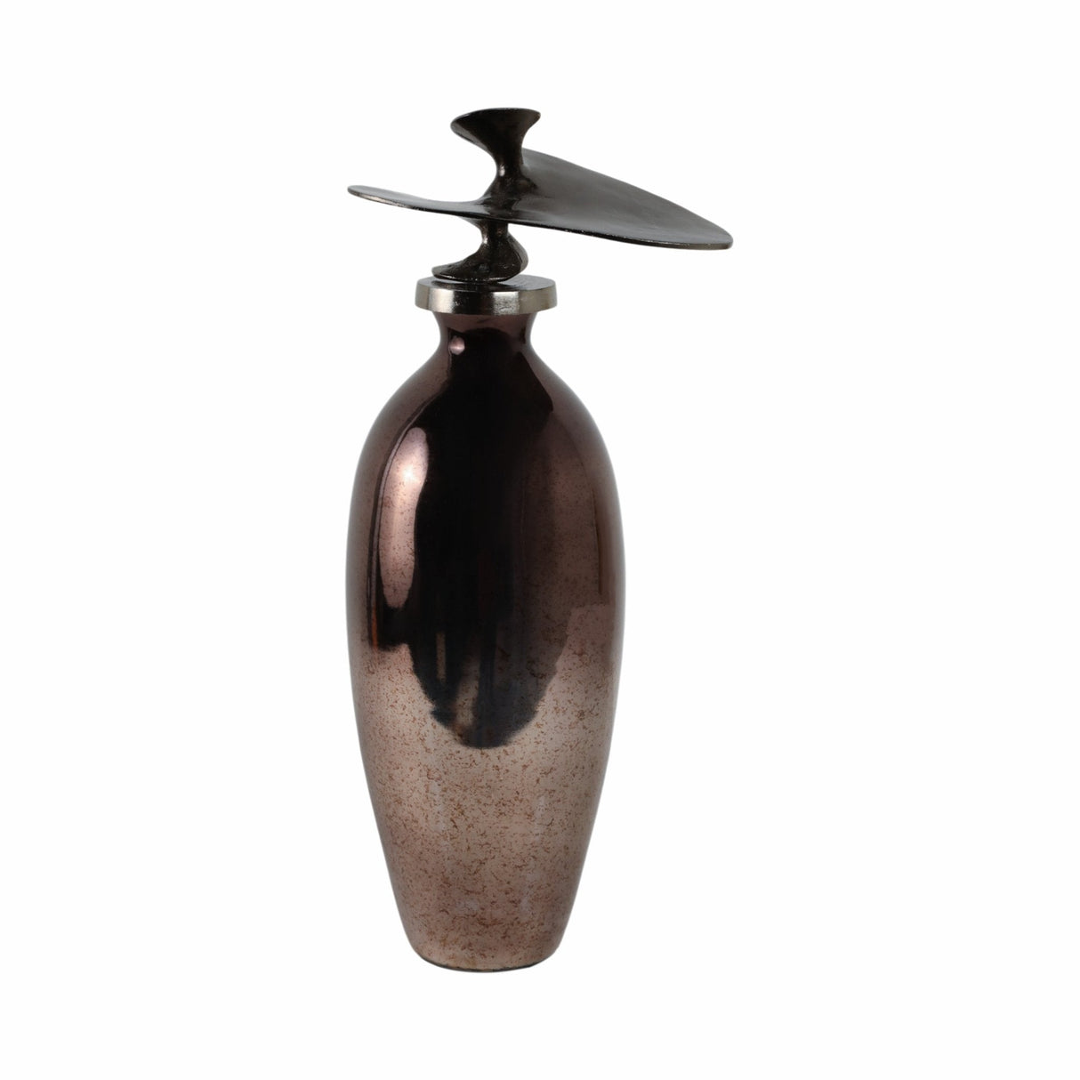 22" Noble Large Glass Bottle With Topper