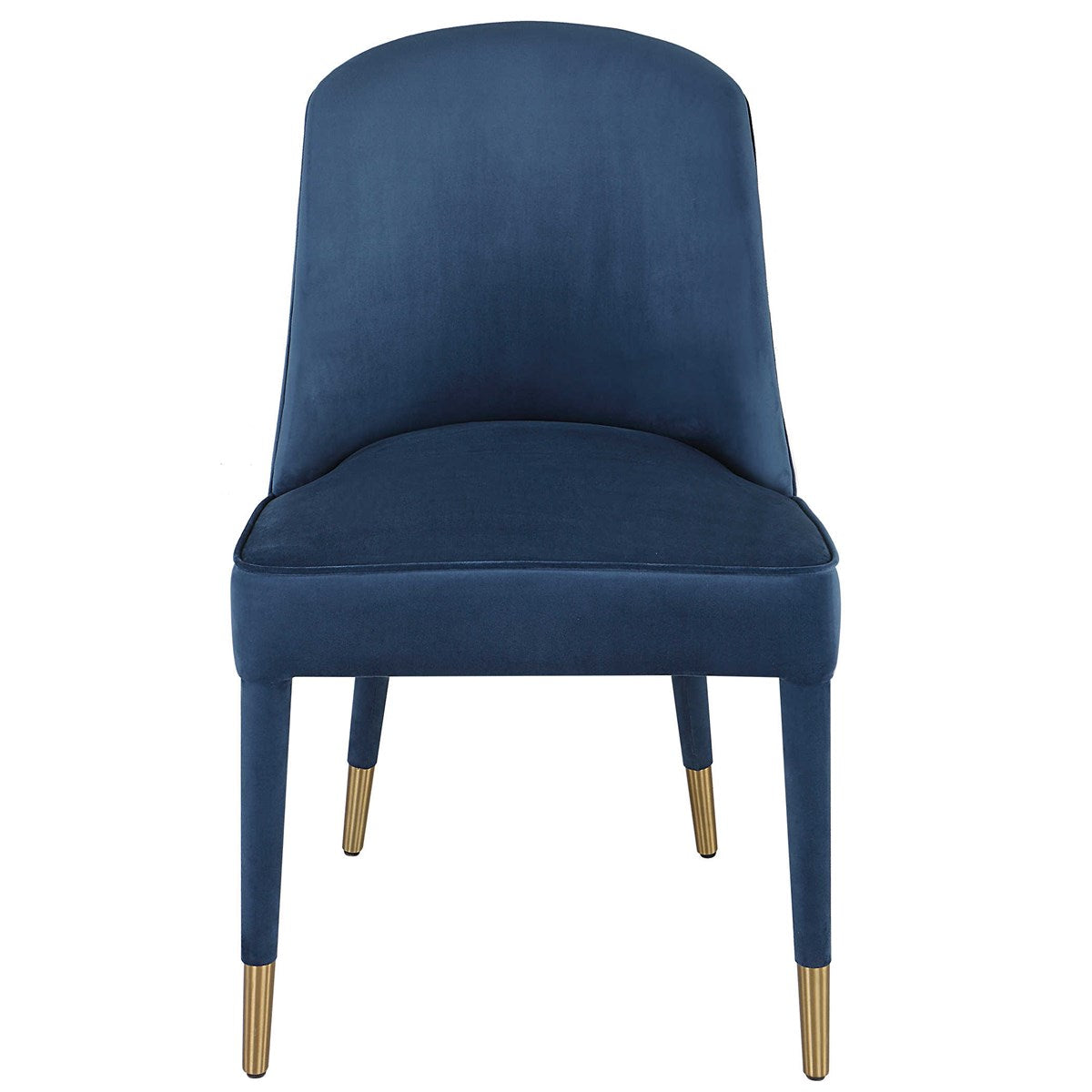 Brie Armless Chair, Sapphire, 2 Per Box