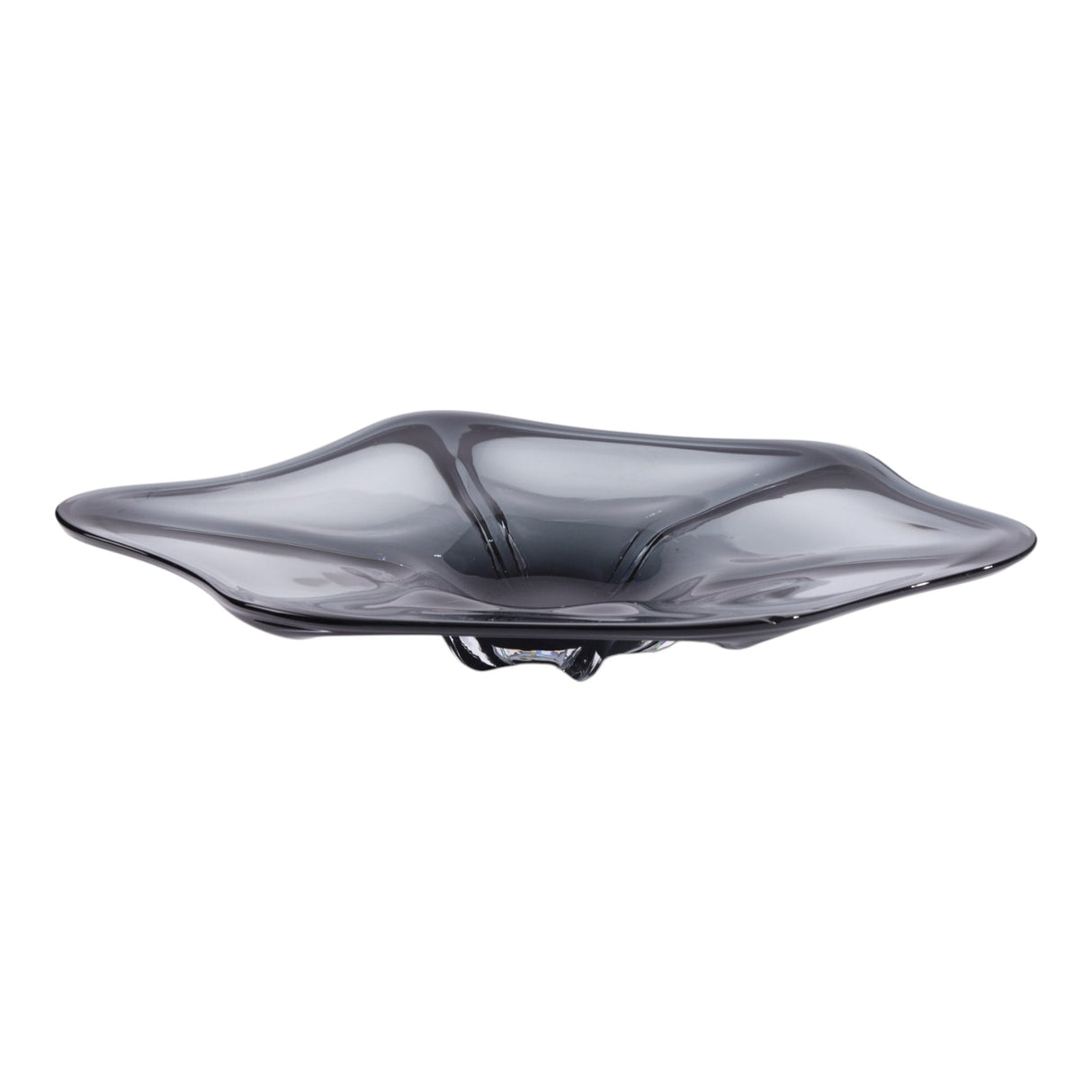 24" Nanana Blue Glass Bowl