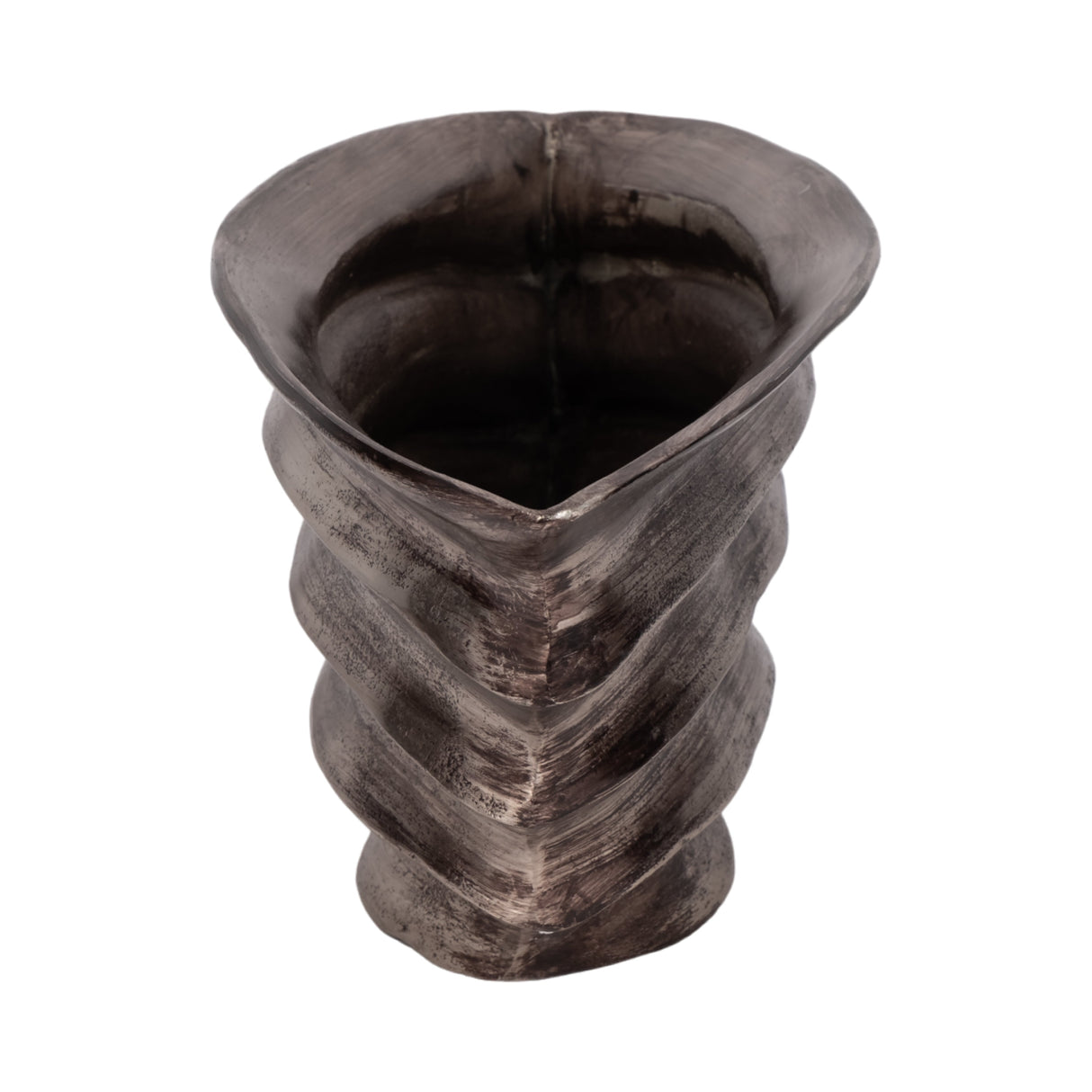 20" Morine Silver Metal Bowl