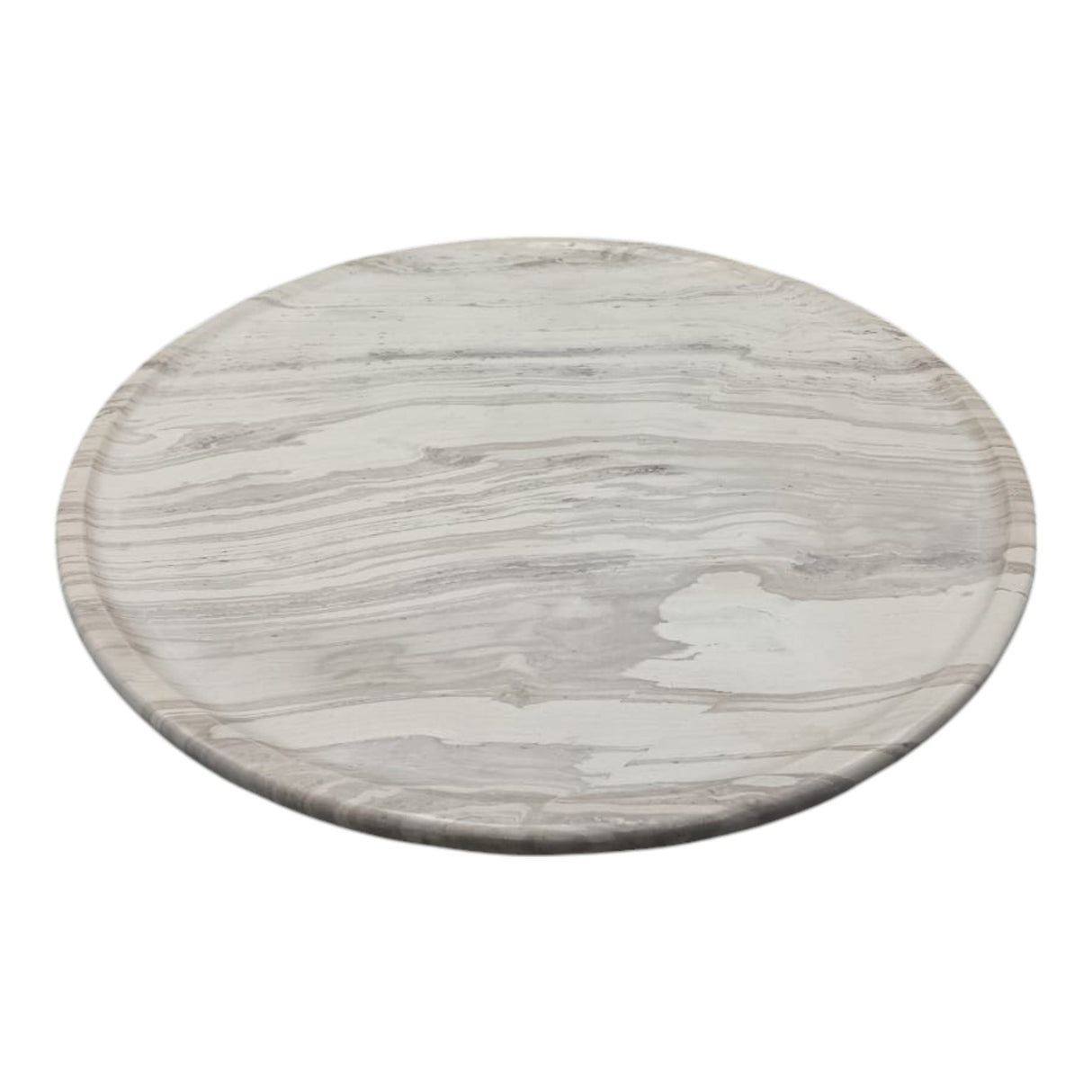 Gedor Small Marble Lazy Susan Tray