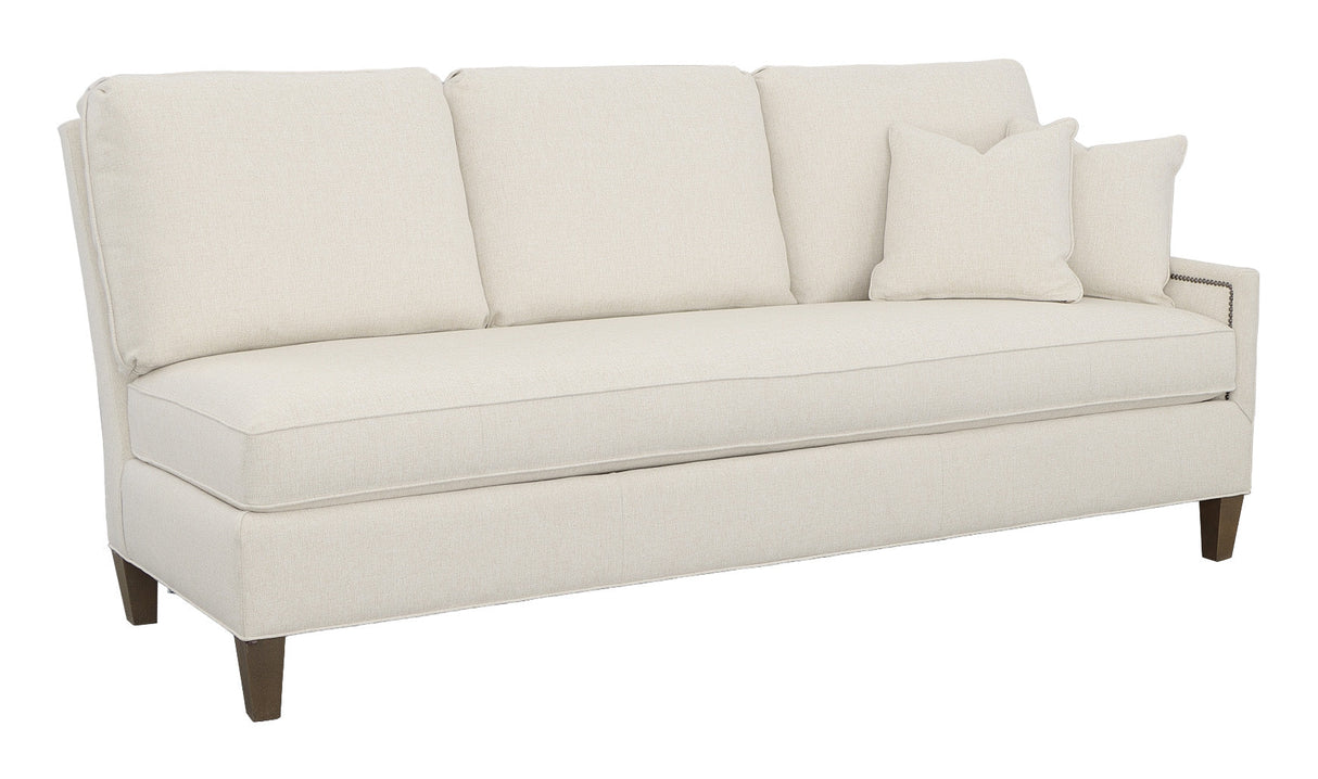 Kelly Right Arm Sofa with Tapered Leg