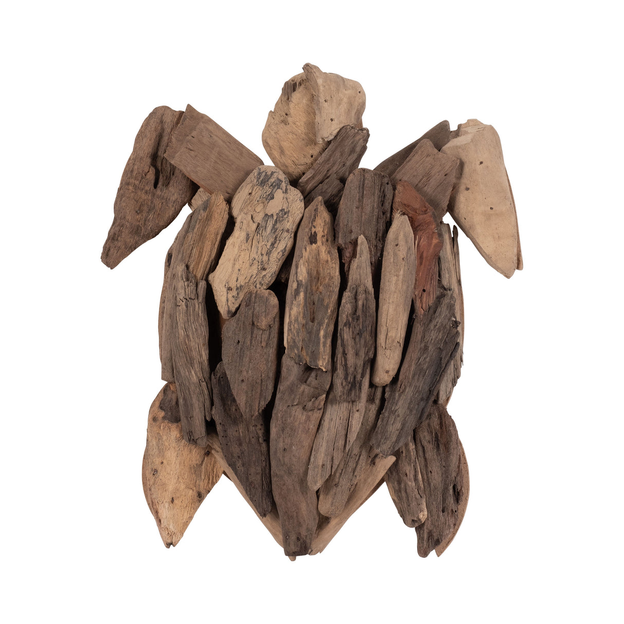 DRIFTWOOD, 12"H TURTLE DECO, NATURAL
