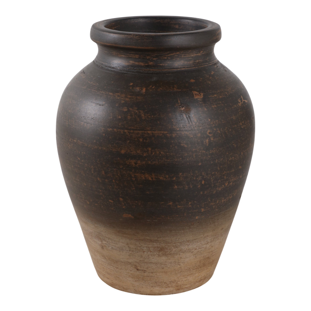 10" Traditional Terracotta Jug, Chocolate Brown