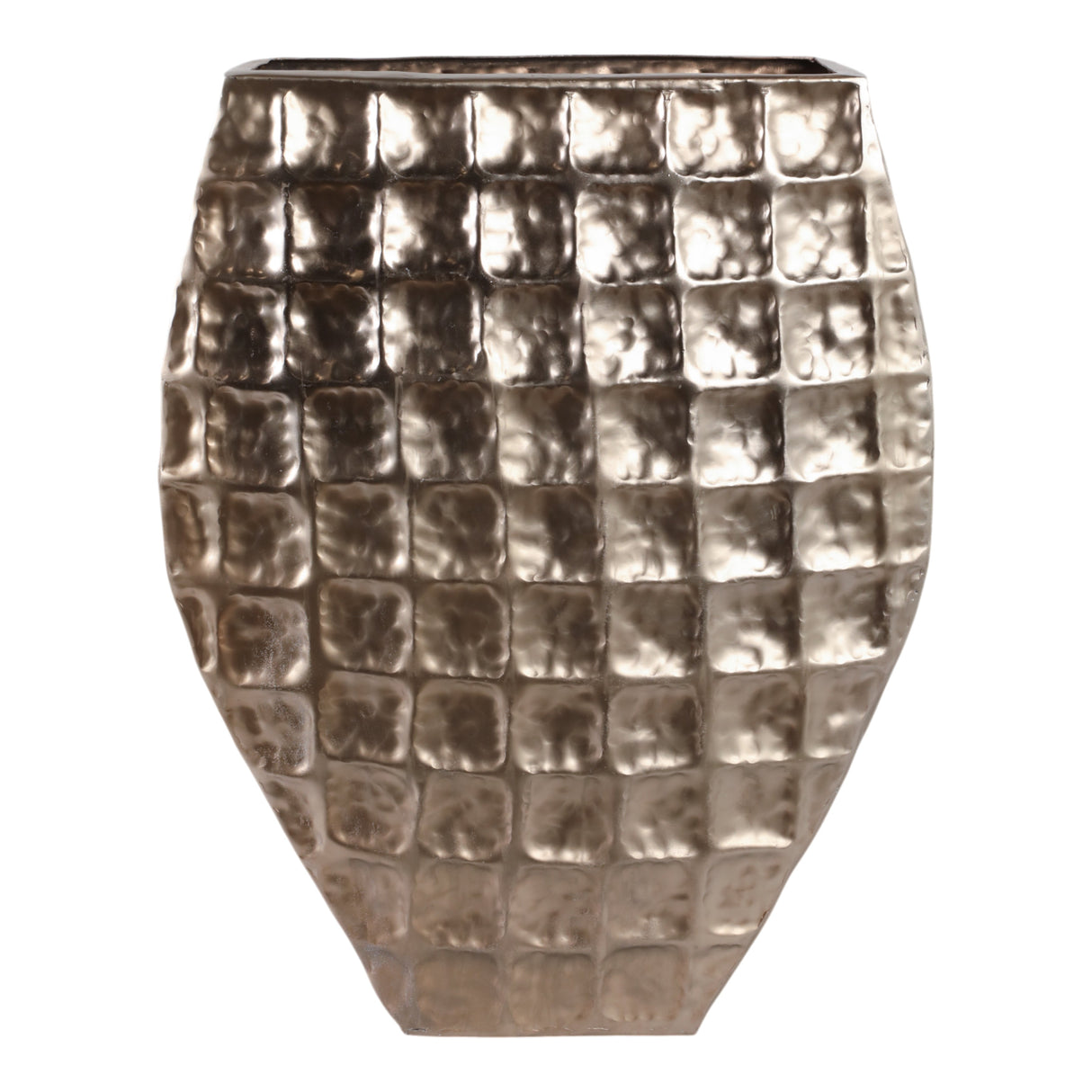 29"h Metal Floor Planter,gold