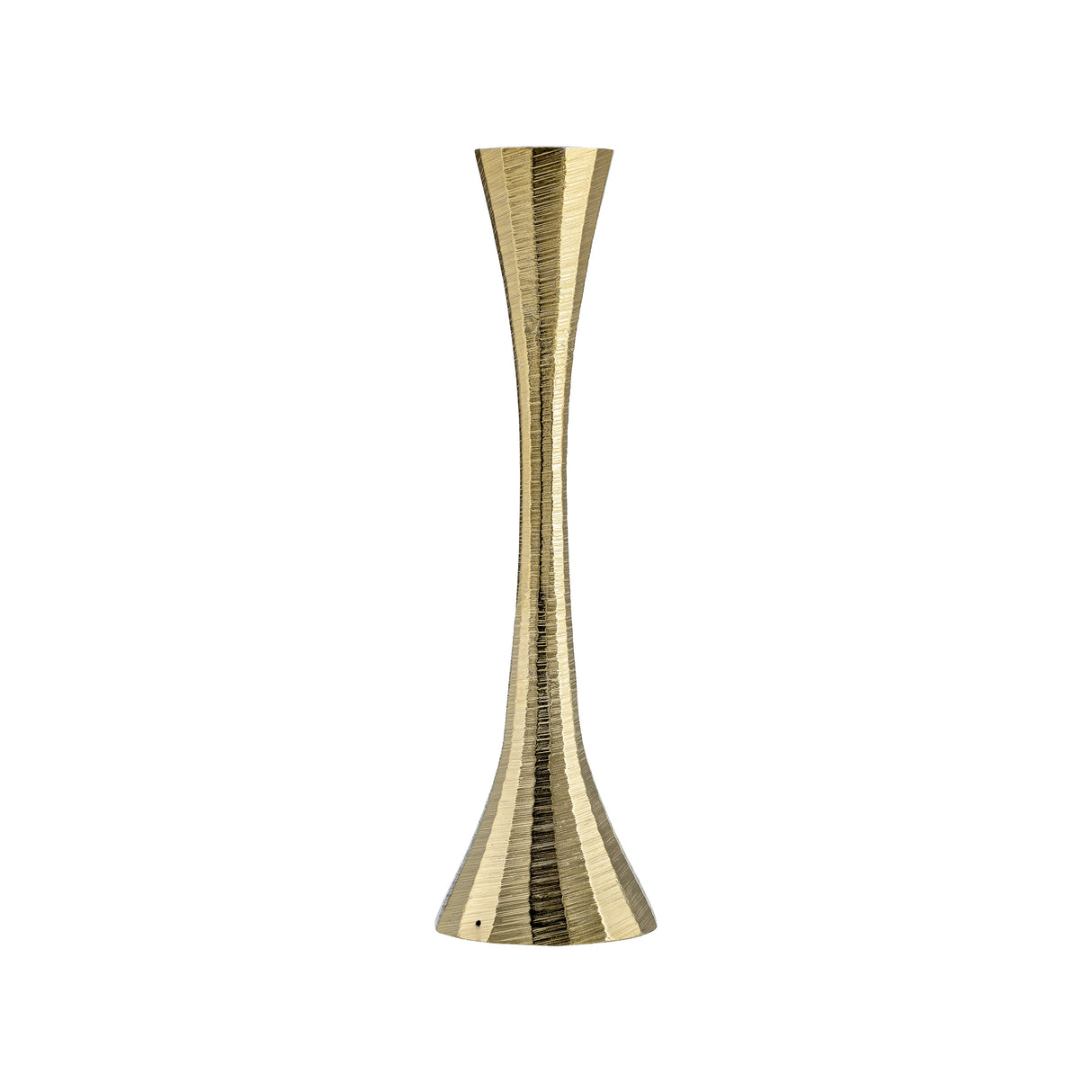 9" Metal Taper Candle Holder, Brass
