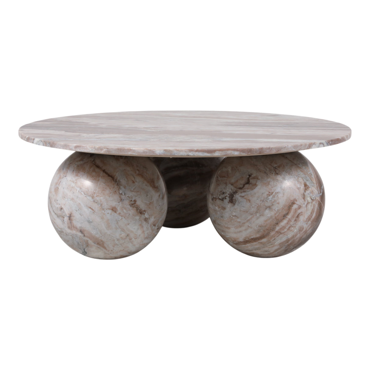 40" Laszlo Marble Sphere Coffee Table