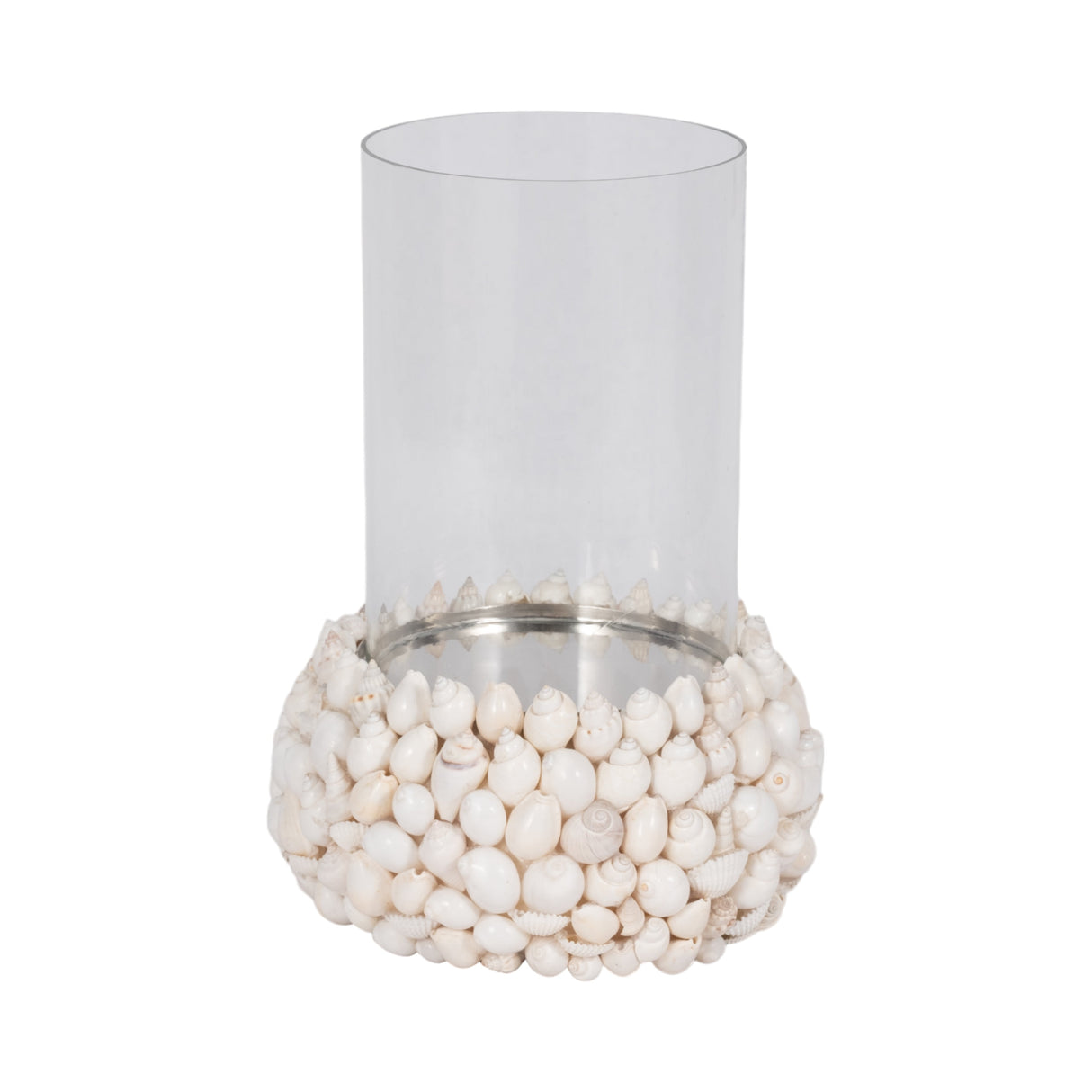 Shell, 10" Hurricane, White