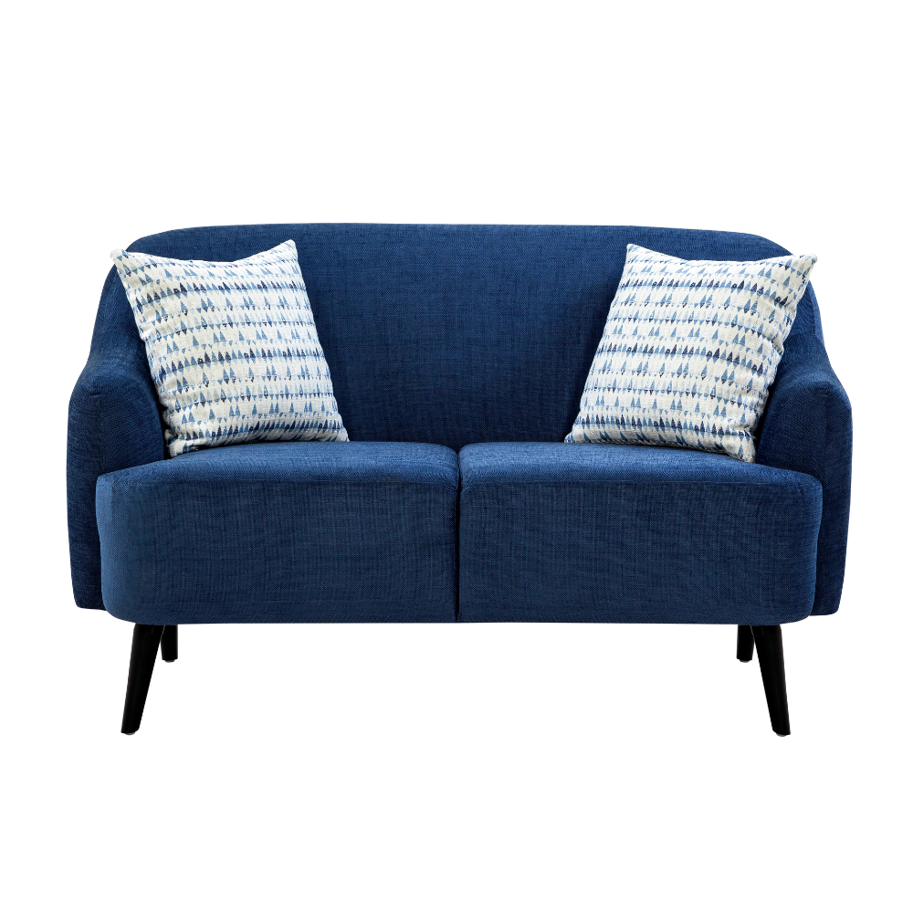 Nelson Winsome Dark Blue Loveseat