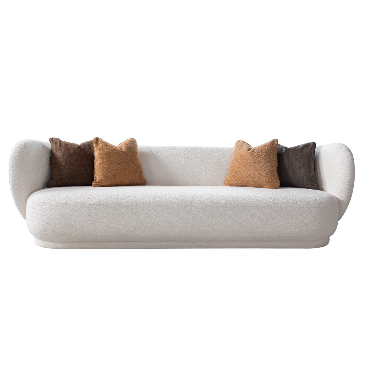 Amani'S Boutique Creamy 4 Seater Sofa
