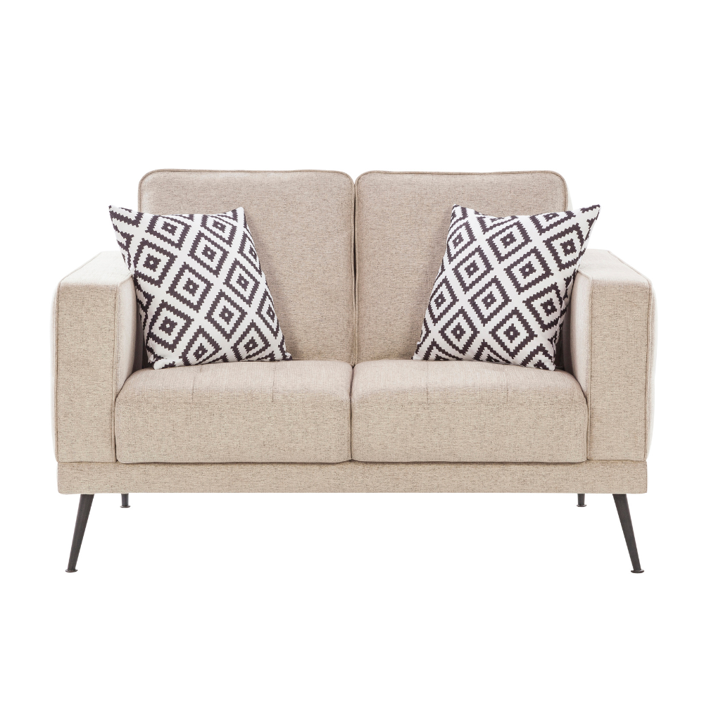 Eugene Euphoric Beige Loveseat