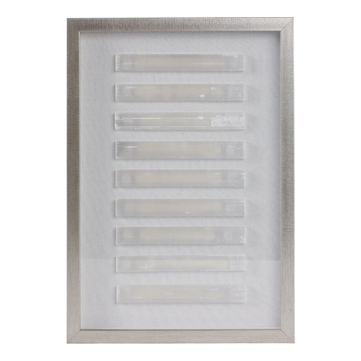 14X20 SORUS SELENITE STONE SHADOWBOX ART