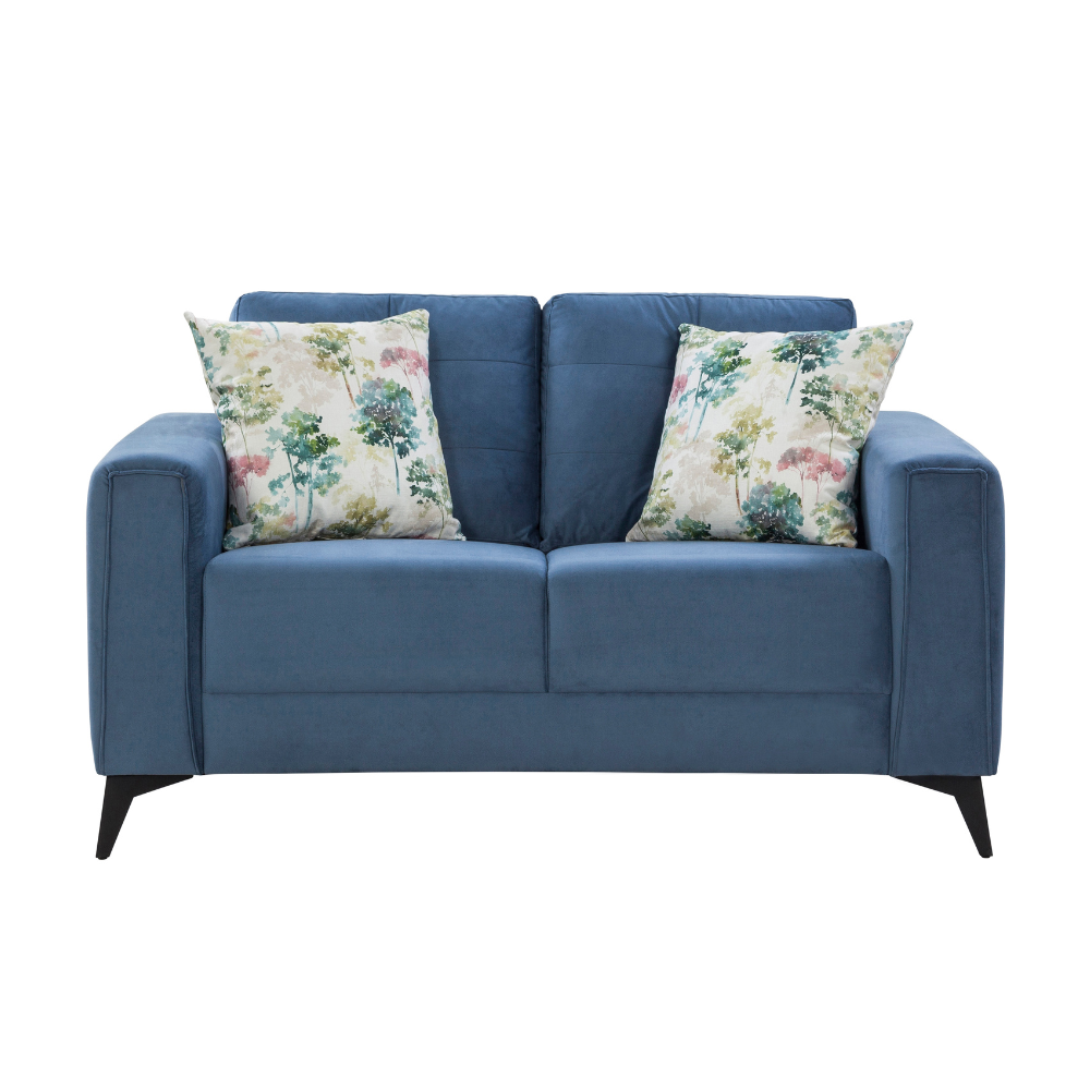 Brandon  Dark Blue Loveseat