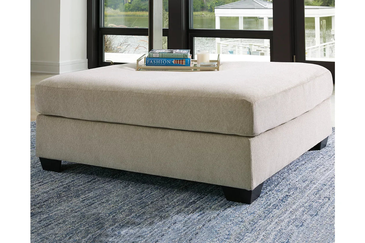 OVERSIZED ACCENT OTTOMAN