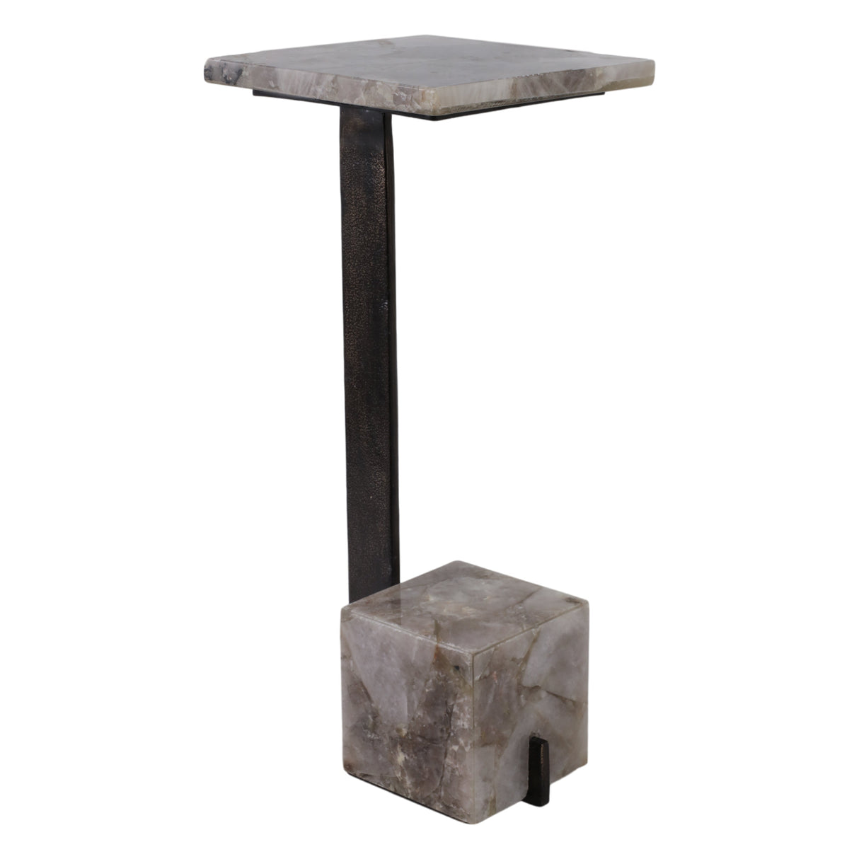 24" ROLLA SMOKEY QUARTZ SMALL COCKTAIL TABLE