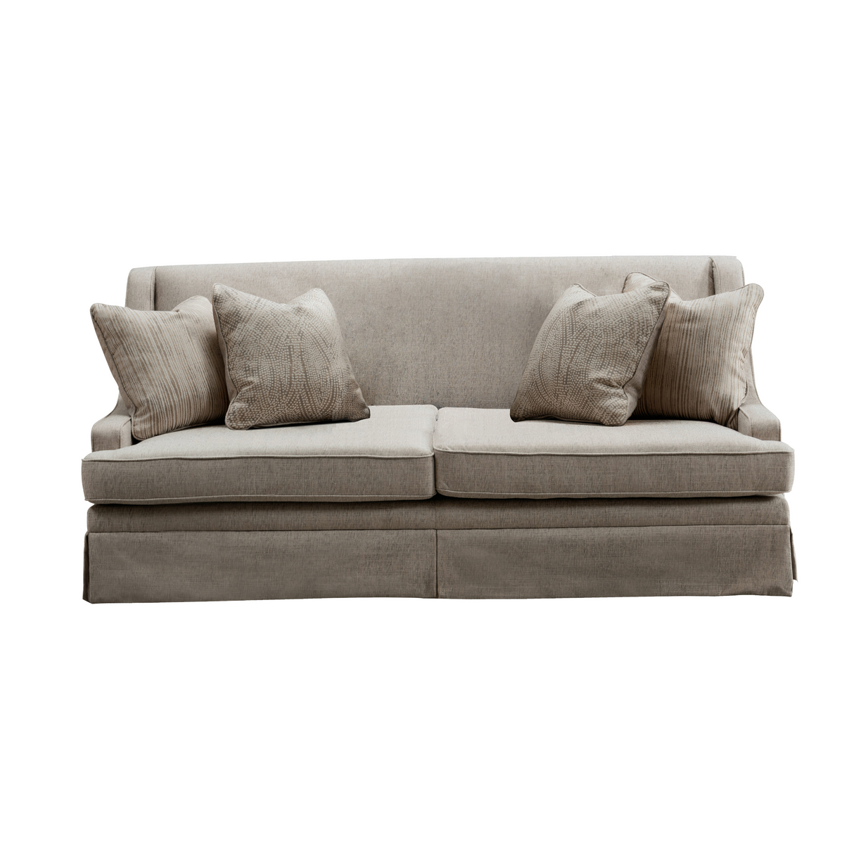 Classy By Noha Albabtain Skirted Beige Loveseat