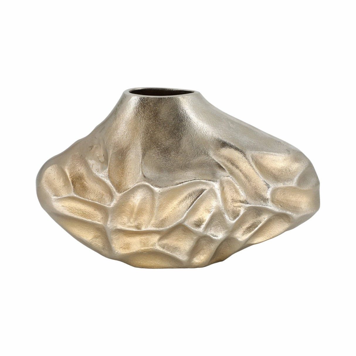 9" Cartwright Hammered Gold Vase