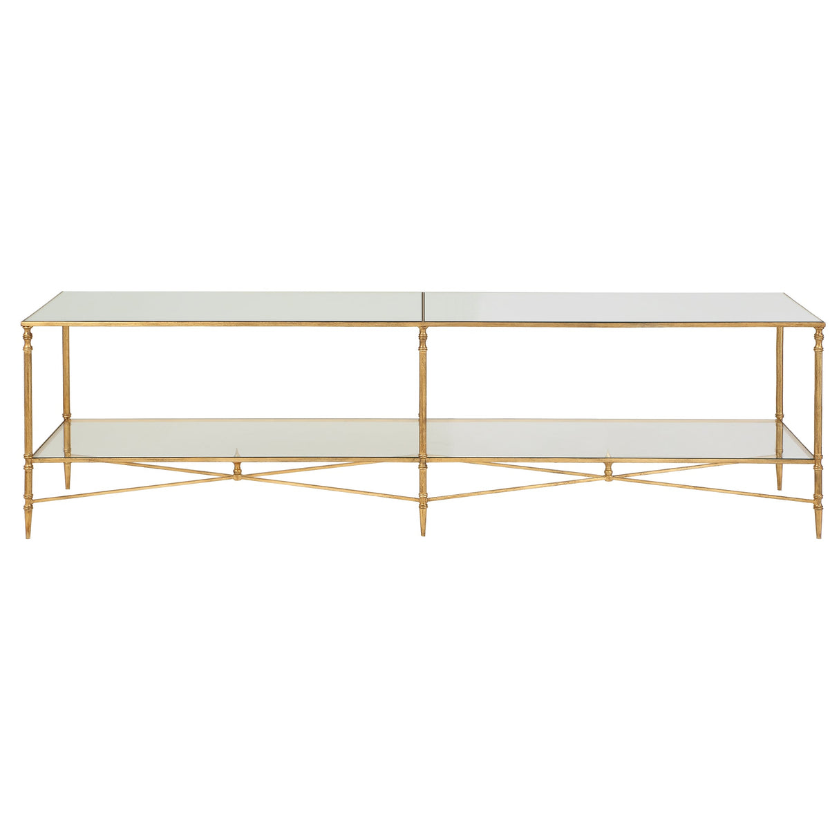 Henzler 200 W x 56 H x 48 D Tv unit with Mirror Top