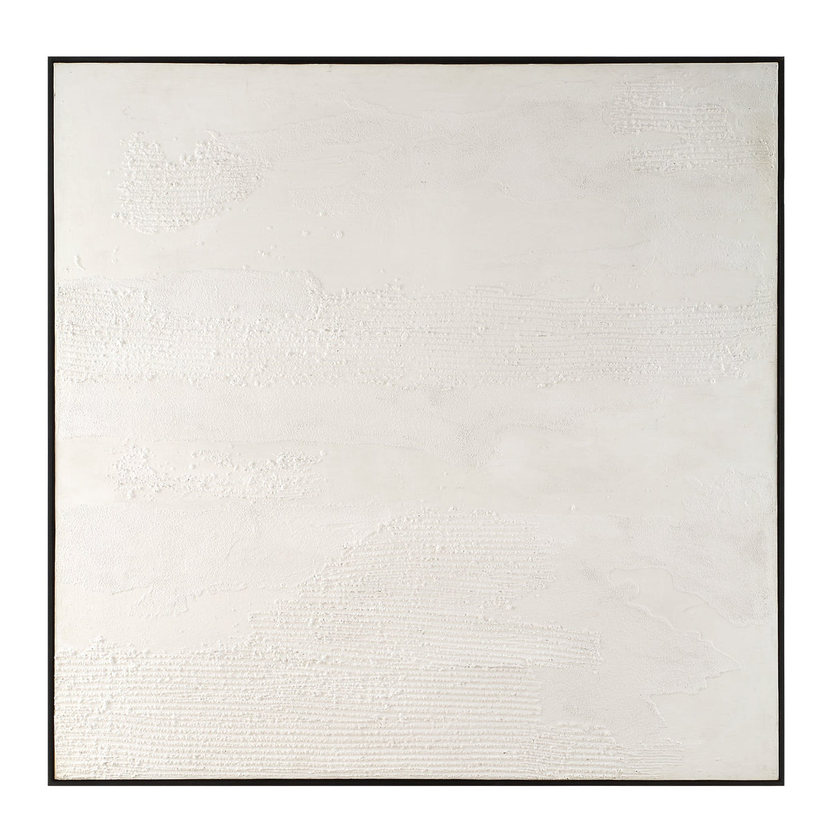 TEXTURED WHITE Hand Painted Canvas