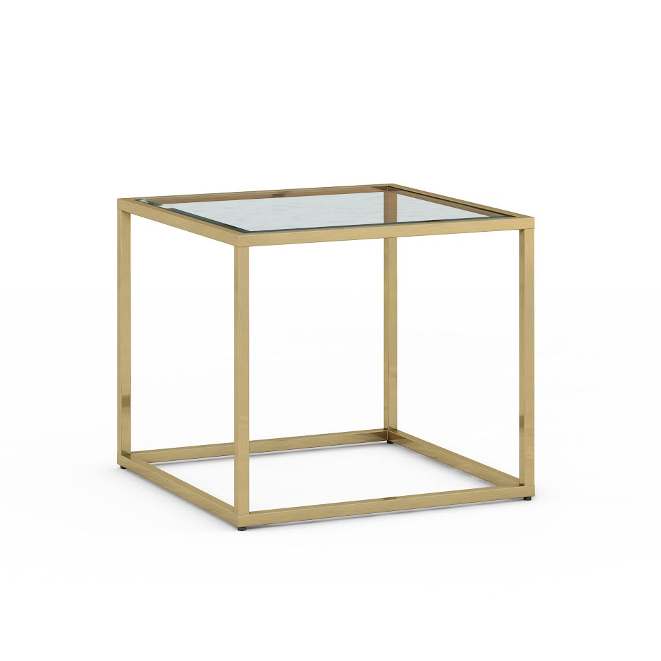 Glass SQUARE SIDE TABLE