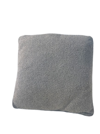 60*60 Textured Grey& White Cushion
